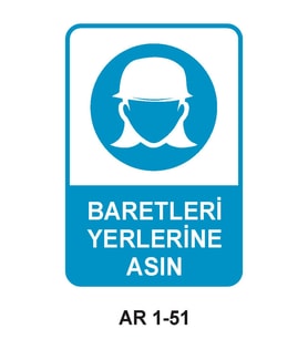 İŞ GÜVENLİĞİ UYARI LEVHASI 1 ADET PVC 21 X 29CM