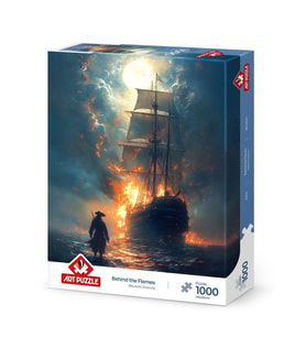 Art Puzzle Alevlerin Ardında 1000 Parça Puzzle