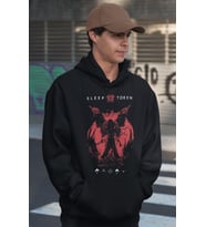Sleep Token Rock Metal Müzik Grubu Baskılı Unisex Oversize Hoodie