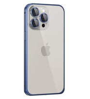 Iphone 15 Metal Bumper Mat Kapak - Lacivert