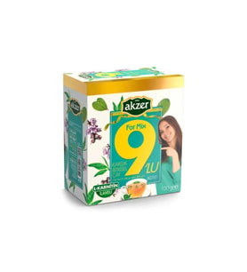 Akzer 9lu Karışık Bitkisel 60 Poşet Çay 100 Gr