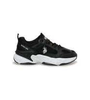 U.S. Polo Assn Maybe Wmn 5Fx Kadın Sneaker Spor Ayakkabı Siyah Beyaz