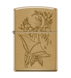 Zippo Vampire Bat Design Çakmak - 204B-115806