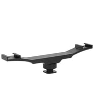 DSLR için Flaş Bracket iki Girişli Flaş, Led, Mikrofon Tutucu