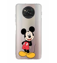Xiaomi  Poco X3 Pro  Kamera Korumalı Kapak Mickey Mouse Tasarımlı Şeffaf  Kılıf