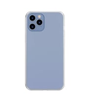 Baseus Frosted Glass iPhone 12 Pro Max 6.7inch Shockproof Koruyucu Kılıf-(5775) - LOHO5387-7706 (Beyaz)