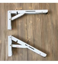 Mandallı Dereceli Katlanabilir Harita Masası Ayağı 1 Çift Beyaz 40cm