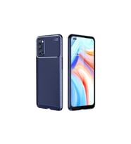 Oppo Reno 4 Uyumlu Kılıf Zore Negro Silikon Kapak (Lacivert)