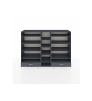 Hyperion Dolap 14 Raflı 2 Çekmeceli  220x44x163 Antrasit-Antrasit