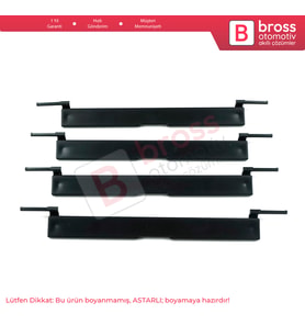 BMW 3 Serisi F30 F31 F34 F35 F80 M3 LCI 2012-2019 İçin 4 Adet Tavan Oluk Çıta Port Kapağı 114*12 mm