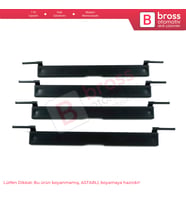 BMW 3 Serisi F30 F31 F34 F35 F80 M3 LCI 2012-2019 İçin 4 Adet Tavan Oluk Çıta Port Kapağı 114*12 mm