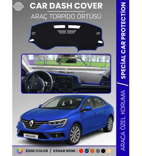 RENAULT MEGANE 4 (2016-2022) Torpido Örtüsü Ön Göğüs Koruma Torpido Koruma Tam Uyum Çatlamayı Önler
