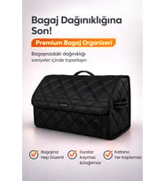 Bagaj Çantası Oto Bagaj Organizer Çift Kat Deri Su Geçirmez Kaymaz Katlanır Araç Düzenleyici
