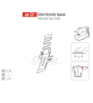 Üstten Ekstrafor Aparatı 18mm / APR 227