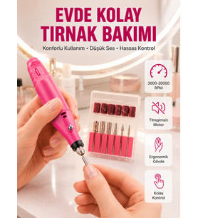 Lexroo 6 Uçlu Elektrikli Manikür Pedikür Seti Yeni Nesil
