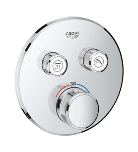 Grohtherm Smartcontrol Ankastre Banyo Bataryası Yuvarlak.2çıkışlı(Sıvaaltı Hariç)