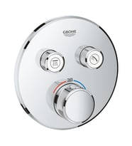 Grohtherm Smartcontrol Ankastre Banyo Bataryası Yuvarlak.2çıkışlı(Sıvaaltı Hariç)