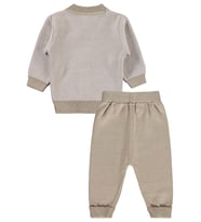 Civil Baby Hırkalı 6-18 Ay Takım - Gri (Bej)