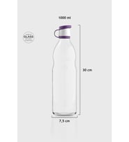 Renga Zen 1000 ml Cam Şişe 181001 Toz Pembe (Mor)
