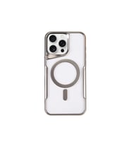 iPhone 14 Pro Max Kılıf Boyi Magsafe Silikon Kapak - Gümüş