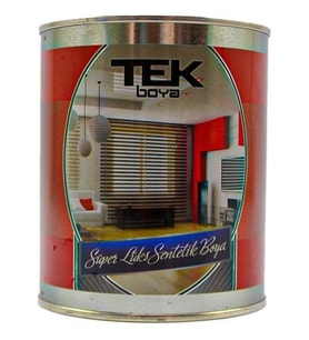 TEK SÜPER LÜKS SENTETİK YAĞLI BOYA MAT BEYAZ 0,75 LT