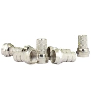 Ayt F Konnektör RG58 Mini Kablo İçin İnce 100 lü Paket Çanak Anten Lnb Uydu Cihazı Konnektör Soketi