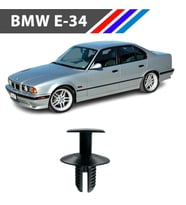 Bmw E34 Davlumbaz Klipsi 100Adetli Paket