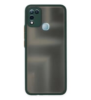 Newface İnfinix Hot 10 Play Kılıf Montreal Silikon Kapak - Yeşil