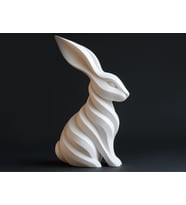 14CM Tavşan Figürü Minimalist Ev Aksesuarı Biblo Dekor Ürünü