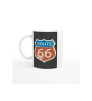 Route 66 Simgesi Baskılı Kupa Bardak