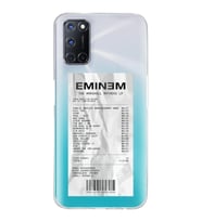 Oppo A52/A72/A92 Uyumlu Eminem Tasarımlı Şeffaf Telefon Kılıfı