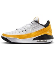 Nike Jordan Max Aura 5 Shoes Leather Hakiki Deri Bilekli Unisex Spor Ayakkabı Beyaz Sarı