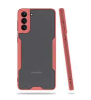 Samsung Galaxy S21 Plus Kılıf Platin Silikon - Pembe