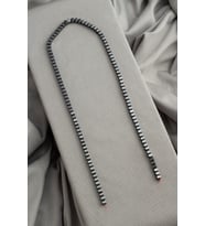 Hematit Doğal Taş Parlak Füme Özel Kesim 4x4mm Dizi