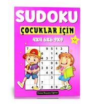 Çocuklar İçin Sudoku Kitabı (Pembe Serisi)