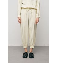 Kadın Comfort Beli Lastikli Modern Kesim Pantolon (Sarı)