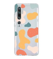Xiaomi Mi Note 10 Uyumlu Kapak Grunge Tasarımlı Şeffaf Silikon Kılıf