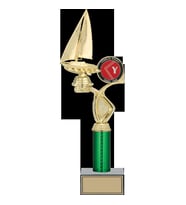ODAK KUPA - Figürlü Kupalar - Yelken Figürlü Kupalar FG-018 B - 40 cm