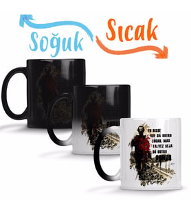 Rick Grimes The Walking Dead Sihirli Kupa Bardak Porselen