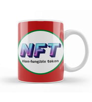 Non fungible Token Nft Crypto Currency Mining GIFT Bitcoin Ethereum Kupa Bardak Porselen