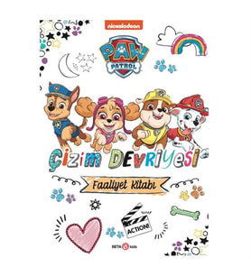 Paw Patrol Çizim Devriyesi Faaliyet Kitabı Beta Kids