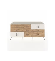Kronos Konsol 3 Raflı 7 Çekmeceli 4 Kapaklı 220x59x99 Aytaşı-Aytaşı/Çam