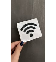 Beyaz Minimal Seri WI-FI (wi-fi) Levhası