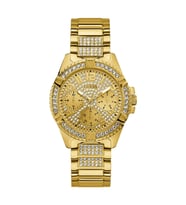 Guess GUW1156L2 Çelik Kasa Çelik Kordonlu Kadın Kol Saati (Sarı)