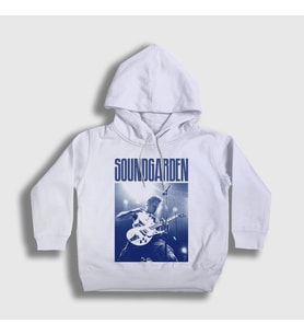 Presmono Unisex Çocuk Beyaz Chris Cornell Rock Soundgarden Kapüşonlu Sweatshirt 542151tt