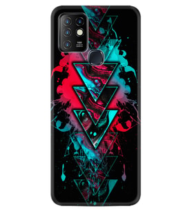 INFINIX Hot 10 Kılıf Silikon Desen Down 1719