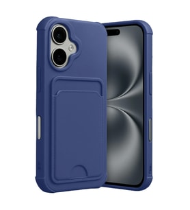 Apple iPhone 17 Kelvin Kartvizitli Silikon - Lacivert
