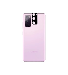 Samsung Galaxy S20 Fe Full Yapışan 3D Kamera Camı Kamera Lensi Siyah Renk