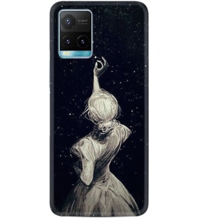 Vivo Y11S Y21S Y20 Y20S Y70 Kılıf Desemli Silikon Star Woman 1332