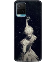 Vivo Y11S Y21S Y20 Y20S Y70 Kılıf Desemli Silikon Star Woman 1332
